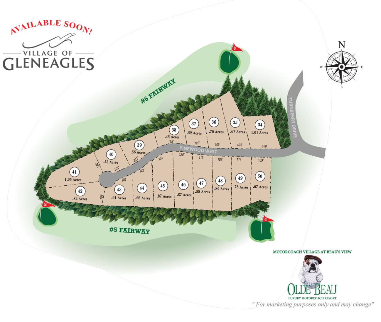The Village of Gleneagles Map